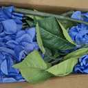 5Pcs Realistic Blue Hydrangea Artificial Flowers with Stems 21 Inch Lifelike Faux Hydrangeas Flower Large Hydrangea for Weddings Bouquets Table Centerpieces Home Decor Party