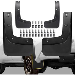 Upgraded Mud Flaps Compatible with 2025 2024 Ford Ranger, No Drilling/Tape Wheel and Tire Mud Guards Fit for Ranger XL, XLT, Lariat, All Weather Protector Splash Guard Fenders (Not for Raptor), 4PC