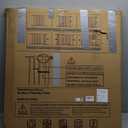 Cumbor 29.7-46" Baby Gate for Stairs, Toddler Safety Essentials for The House, Auto Close Dog Gate for Doorways, Mom's Choice Awards Winner-Easy Install Pressure Mounted Pet Gates for Dogs, White