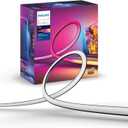 Philips Hue 75" Smart TV Light Strip - White and Color Ambiance LED Color-Changing TV Backlight - Sync with TV, Music, and Gaming - Requires Bridge and Sync Box - Control with App or Voice Assistant