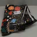 Rugcomf Runner Rug for Hallways Kitchen Rug Non Slip 2'x 6' Washable Runner Rugs with Rubber Backing Soft Floral Carpet Runner for Hallways, Kitchen, Laundry, Bedroom, Bathroom(Black)