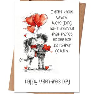 3 x Valentines Day Card, Valentines Day Cards Gifts for Him Her, Valentine's Day Card for Husband Boyfriend Wife Grilfriend (QQ-157)