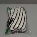 Milumia Women's Knitted Striped Backless Cut Out Halter V Neck Dress Sleeveless Bodycon Maxi Dresses Black and White Small