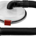 Dust Separator  High-Efficiency Cyclone Dust Separator, Low Profile Dust Separator Lid Fits Standard 5 Gallon Buckets, Wet & Dry Debris Compatible, Includes 90 Elbows & 2-1/2" Hose