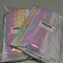 2 x 2 Pack 3.2ft x 9.8ft Rainbow Colored Pride Flag Metallic Foil Fringe Curtain, 6 Colors Multicolored Tinsel Curtains Streamers Party Photo Booth Props Backdrop for Gay Pride Month LGBTQ+ Decorations
