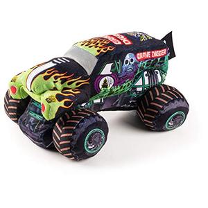 Jay Franco Monster Jam Grave Digger Plush Stuffed Pillow Buddy - Super Soft Polyester Microfiber, 12.5 Inch (Official Monster Jam Product)