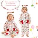 ALVABABY Christmas Baby Bunting Bodysuit with Hood, Romper Jumpsuit Animal Costume Outfit, Soft Warm Onesize Newborn Toddler (12-18 Months)