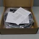 Modern Led Ceiling Light Fixtures with Remote Control, Dimmable Flush Mount Ceiling Light for Bedroom, Living Room, Dining Room, Kitchen (Black, 3000K-6500K)