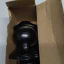 Goldenwarm Matte Black No-Function Dummy Door Knobs,Single-Side Door Knob Handles for Closet & French Doors, No-Turning Pull/Handle Function 2 Pieces (1)