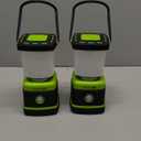 LED Camping Lantern Rechargeable, Consciot Camping Lights, 1000LM, 4 Light Modes, 4400mAh Power Bank, IPX4 Waterproof, Dimmable Tent Lights for Emergency, Power Outages, USB C Cable Included, 2 Pack