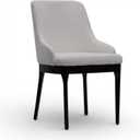 MELAGIO Modern Boucle Dining Chair - Comfy Upholstered Chair - Wood Leg - Accent Side Chair for Dining Room Living Room Bedroom - Dining Table Chairs Boucle Fabric - 300 Lbs Capacity (Polina)