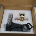 LOCAME Adjustable Trailer Hitch, Tri-Ball(1-7/8'', 2'', 2-5/16''), Fits 2 Inch Receiver, 6 Inch Drop Hitch, 17000 LBS GTW, Heavy Duty Trailer Hitch for Truck, Gold, LC0080