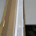 CHICOLOGY Mini Blinds, Window Shade, Blackout, Vinyl, Midnight White, 31'W x 84'H
