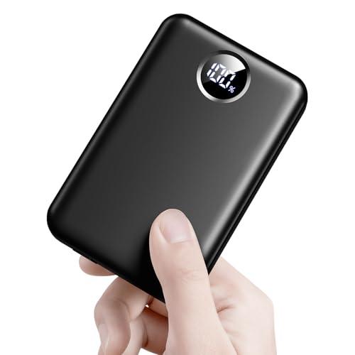 ZZI Portable Charger Pocket Size 40000mAh Power Bank,Fast Charging Battery Pack,USB-C Android-22.5W/iOS-20W Output,Portable Phone Charger Battery Bank for iPhone 16/15/14/13 Series, Samsung (Black)
