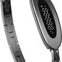 Ladies Smart Bracelet for Women Fitness Tracker Heart Rate Sleep Monitor Sports Modes Remote Camera Waterproof Ultra-Thin Luxury Womens Gold Smart Bracelet for Android iOS Phones