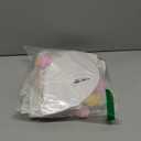 16pcs Birthday Party Cone Hats for Kids: 7 inch Pom Poms Party Supplies & Decorations Paper Colorful Hat for Toddler Girls Boys Baby Shower Photo Props