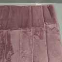 Buganda Memory Foam Bath Mat, 30" x 20", Ultra Soft Bathroom Rugs, Water Absorbent and Machine Washable Bath Rug for Bathroom, Shower, and Tub, Mauve