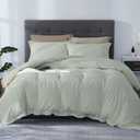 SLEEP-NEST Hotel Luxury Duvet Cover King Size 104"x90", 3 Piece All-Season Bedding Set with Zipper Closure & Corner Ties, 100% Egyptian Cotton, 600 TC, Extra Soft & Breathable Cover  Silver Grey