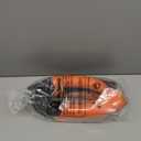 Binsheo Leather Steering Wheel Cover, Breathable, Anti Slip & Odor Free, Black and Orange