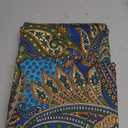 Flat Sheets Only Queen Size 100 Percent Cotton Paisley Printed Top Sheets Easy Care Bed Sheet 81" x 96"