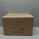 8 Inch Hooded Wall Vent Cover Outside, Dryer Exhaust Vent Metal Mesh Cover, Wall Vents Cover Exterior Air Exhaust for Kitchen Bathroom House Range Hood HVAC (White)