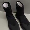 Neoprene Dive Boots 5mm Tall Zippered with Anti-Slip Rubber Sole Wetsuit Boots for Water Sports Scuba Diving Snorkeling, Size  11