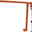 T Post Puller Fence Post Puller Heavy Duty Fence Post Puller with 47" Lifting Chain & T Post Puller Plate Puller T Post Puller for Round Fence Posts T Stakes Sign Post & Tree Stump