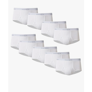 9 Packs Hanes Men's Moisture-Wicking Cotton Briefs XXL