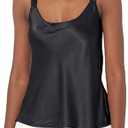 Vince Women's Shaped Scoop Nk Black, XL