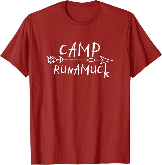 Camp Runamuck - Summer Camp Boys Girls Counselors / Tee4Tu T-Shirt (Size Small, Red)