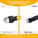 WBao Christmas Net Lights 200LED F8 Big Bulbs, 8.4ft x 5.2ft Christmas Bushes Lights with 8 Modes, Timer, UL Certified, End to End Connectable, Waterproof for Lawn, Bushes Outdoor Xmas Decoration, Red (Plug in)