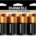 Duracell Coppertop D Batteries, 8 Count Pack, D Battery with Long-lasting Power, All-Purpose Alkaline D Battery for Household and Office Devices