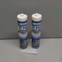 RV Roof Sealant, Self-Leveling Lap Sealant White, RV Caulking for Roofing, Maintenance, Camper & Trailer Roof Leak Repair, 2 Pack