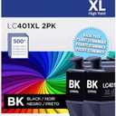 LC401XL Black Ink Cartridges Compatible for Brother LC401 LC401XL High Yield Work with Brother MFC-J1012DW MFC-J1170DW MFC-J1010DW Printer (1 Black)