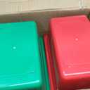 Hoolerry 24 Pcs Plastic Cubby Storage Bins Classroom Cubby Organization with Self Adhesive Labels Bin Small Stackable Storage Containers Toy Book Box for School(11.5 x 7.5 x 5 Inch,Colorful)