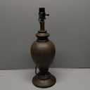 Antique Brown Table Lamp Base with E26 Light Socket, 18"