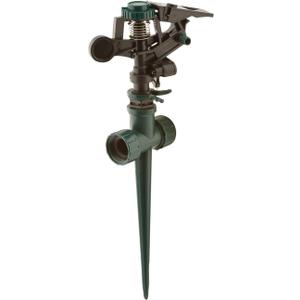 Melnor 9560C 9560C Full or Part Circle Pulsating Sprinkler, Plastic head & base/Spike