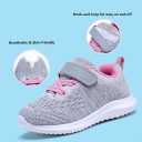 COODO Toddler/Little Kid Boys Girls Shoes Running Sports Sneakers (10 Toddler,Lt.Grey)