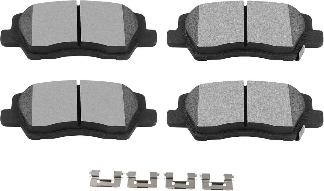 SCITOO Rear Disc Brake Pad Set 4PCS w/Hardware Fit For Cadillac For ATS 2013-2018,For Cadillac For CTS 2014-2019