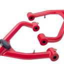 Upper Control Arms For 2-4 Inch Lift Fit 2007-2018 Chevy Silverado 1500 GMC Sierra 1500, Red Adjustable Suspension Control Arms with Ball Joint For Chevy Tahoe GMC Yukon,Connects to the Wheel Assembly