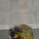 Black Dog Paint by Number, Black Lab Paint by Numbers Kit for Adults, Dog Starry Sky Canvas Wall Art, Labrador Acrylic Painting, Dogs Poster Home Wall Decor - Animals(16x20inch, No Frame)