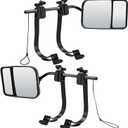 CICMOD Towing Mirrors Universal Clip-on Mirror Extenders for Towing Cars Trailer Truck Boat - Pack of 2