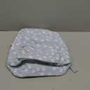 BTOOP School Backpack for Teens Large Corduroy Bookbag Lightweight 15.6 inch Laptop Bag for Girls Women Casual High School College (Cute Floral-blue)