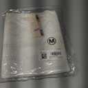 Dokotoo Women's Casual Short Sleeve Loose Tunic Tops Lightweight Crochet Knit Summer Sweaters Blouses (White, M)