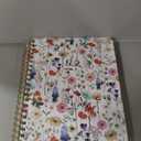 Large Spiral Lined Notebooks for Work with Removable Dividers & Tabs, 8.5"x11" Pretty Hardcover 5 Subject Notebook Journal for Women, College Ruled, Perfect for Study & Office Organization, 280 Pages,Wildflowers