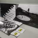 AoArtWZ Music Canvas Wall Art Guitar Piano Vinyl Record Picture Prints Black and White Instrument Poster Artwork for Home Living Room Bedroom Modern Decor Framed (16" x 24" x 3Pcs)