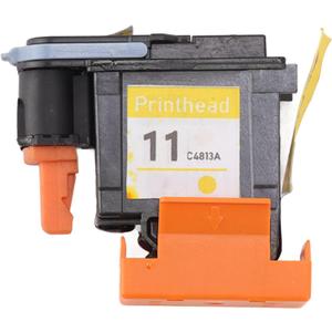 Yosoo Printer Printhead Yellow Color ABS Colorfast Rustproof Printhead for HP 100 110 111 500 510 800 813