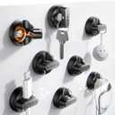 18-Pack Magnetic Cable Clips [1S Snap-On] Cord Holder, LISEN Office Desk Organizers and Accessories with 8 Extra Strong Adhesive Pads, Wire Organizer for Nightstand, Home, Wall, Car, Desktop