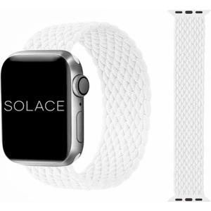Solace Bands Imperium V2 Loop - Compatible with Apple Watch Bands Stretchable Sport Loop Band for Women and Men, iWatch Bands, SE and Series 8 7 6 5 4 3 2 1 (42/44/45MM - XS, White)
