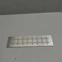 12 Inch Shower Niche Shelf 304 Stainless Steel Rectangular Bathroom Niche Shelf with Brushed Finish and Floral Design Fits Prefabricated Tile Niches Kerdi Board 1 Pack